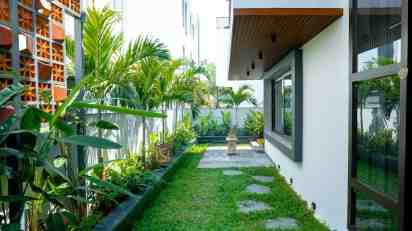 Backyard in MR. Bijay Sonthalia’s Residence