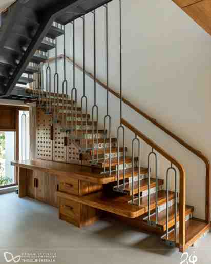 Staircase in Mazha House