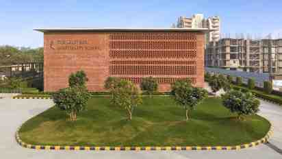 Backyard in The Lalit Suri Hospitality School