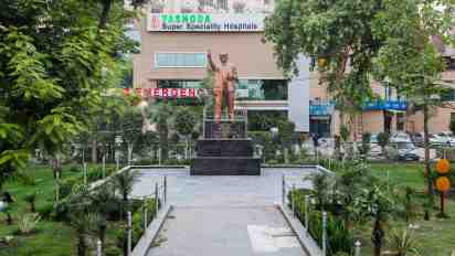 Frontyard in Yashoda Hospital
