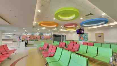 Hospital Waiting Area in Rainbow Children's Hospital