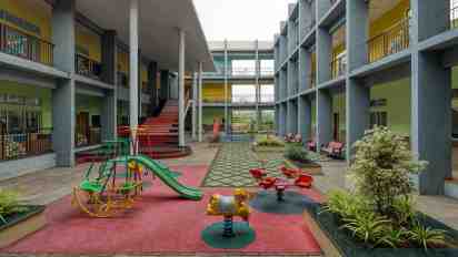 Courtyard in Jindal Vidya Mandir School