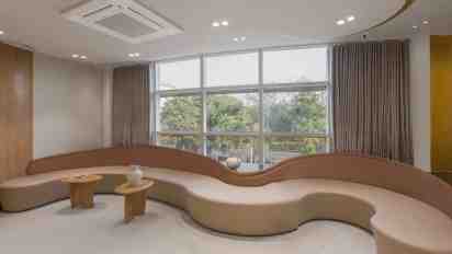 Hospital Waiting Area in Aesthetica Cosmetology Clinic