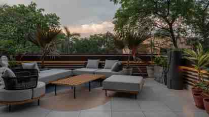 Rooftop in Green Serene House
