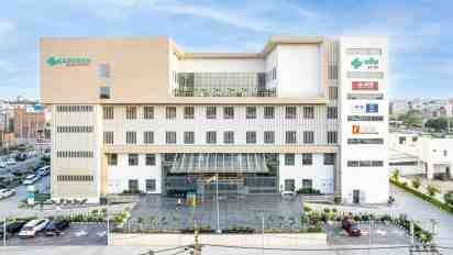Hospital Exterior of Sarvesh Health City Hospital