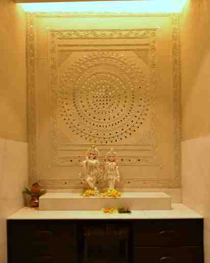 Pooja Room in Indian Contemporary Fusion