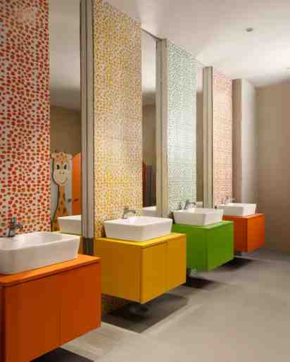 Restroom in Delhi World Public School