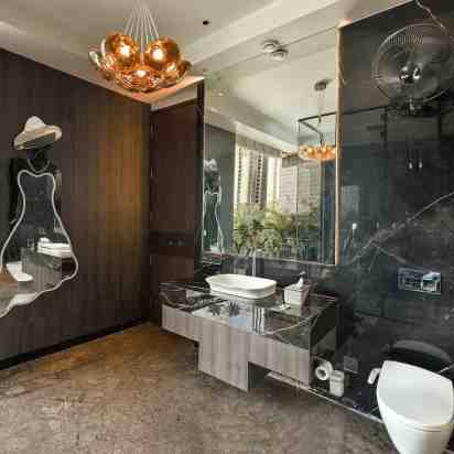 Bathroom in JK Glass House