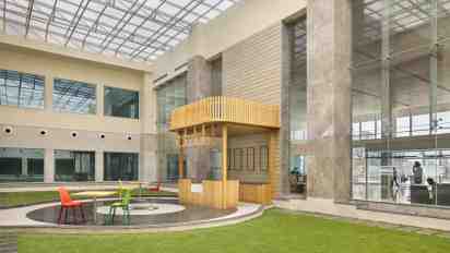 Courtyard in Pragma Medical Institute