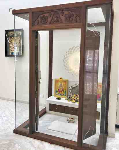 Pooja Room in Veena House