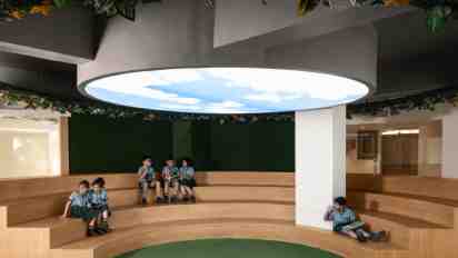 School Amphitheatre in Delhi World Public School