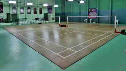 Indoor Badminton Court in Bangalore Clubhouse