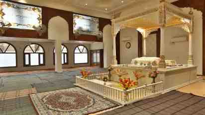 Gurudwara Interior of Gurudwara Sahib