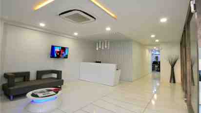 Office Reception in Starz Club Corporate Office