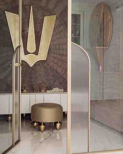 Pooja Room in Verdant Rose Residence