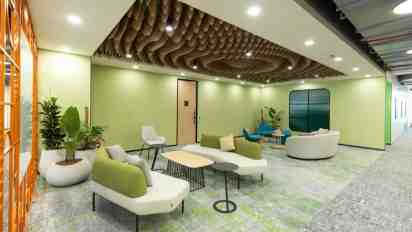 Office Lounge in Progress Office