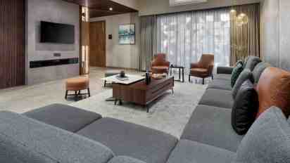 Living Room in Swasti Kunj Residence