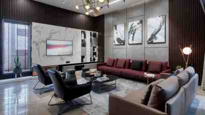 Living Room in Ishatvam Residence