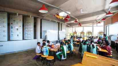 Museum Interior of Art & Innovation Hub at Agastya International foundation