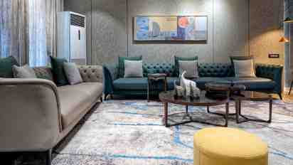 Living Room in Chirantan Residence