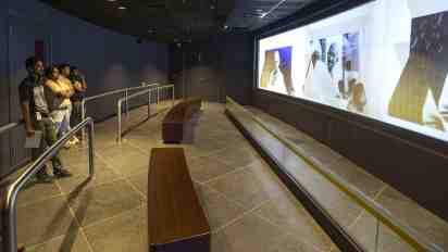 Museum Interior in Dandi Kutir Museum