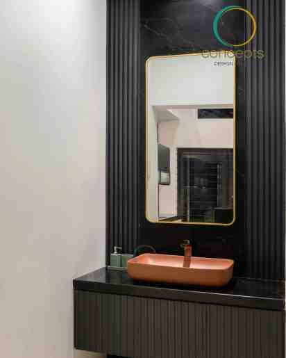 Powder Room in Mr. Issac MM Estate at Manjapara
