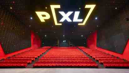 Movie Theatre Interior of PVR P[XL] Cinema Screen