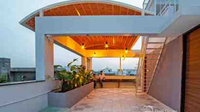 Rooftop in Neha & Tejas Panchal Residence