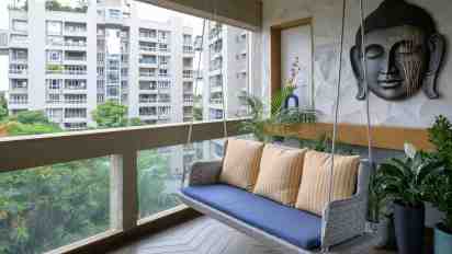 Balcony in Serene Aurelia Apartment