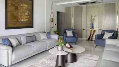 Living Room in Serene Aurelia Apartment