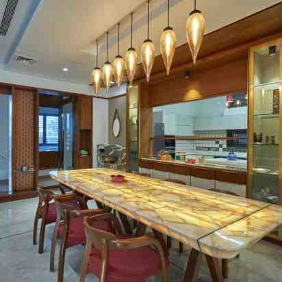 Dining Room In Urban House