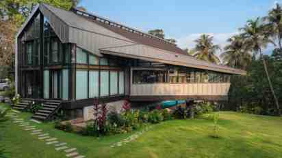 House Exterior of The Timber Residence