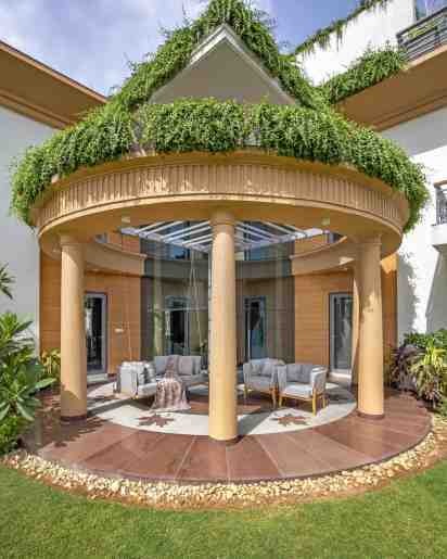 Courtyard in Pushpatma Residence