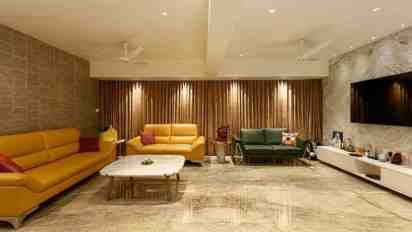 Living Room designed by VHV designs