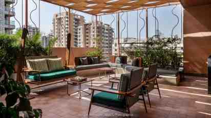 Rooftop in Shreepad House Office