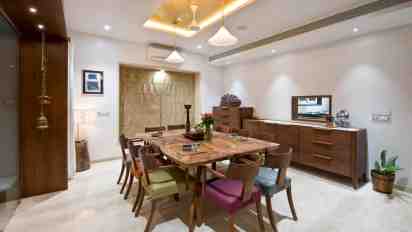 Dining Room in An Indian Abode