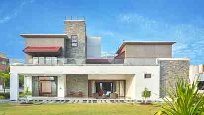 Backyard In Urban House