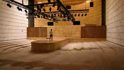 University Auditorium Interior in State University of Performing and Visual Arts