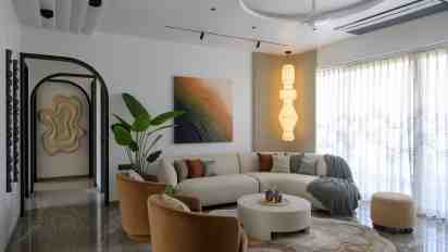 Living Room in Modern Muse House