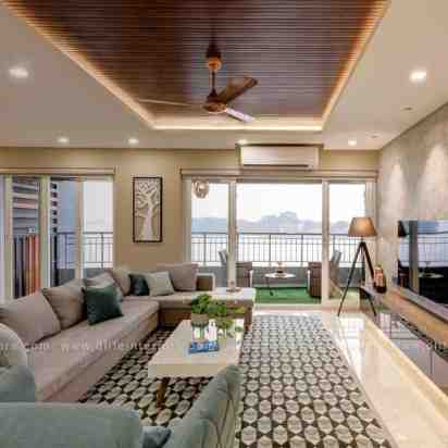 Living Room Designed by  D'LIFE Home Interior
