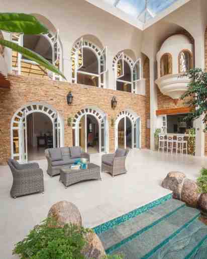 Backyard in Belhaven Manor Residence