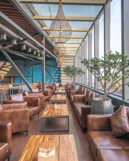 Bar Interior in Dirty Martini