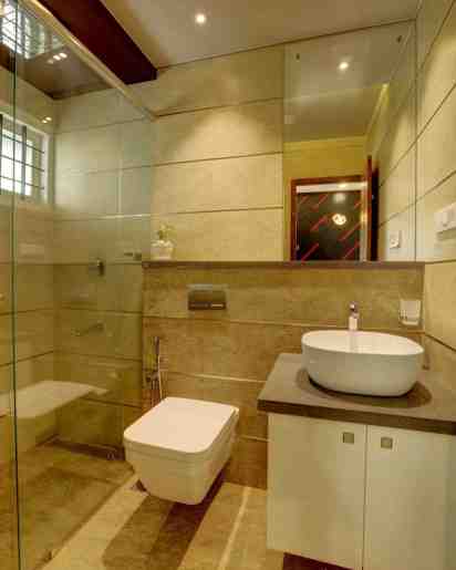 Linear Bathroom in Mr. Nazar's Residence