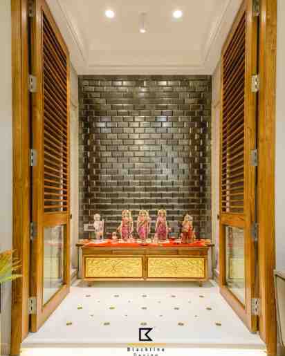 Pooja Room in Blessings House