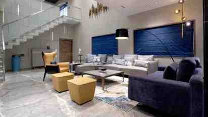 Living Room in Patel Residence