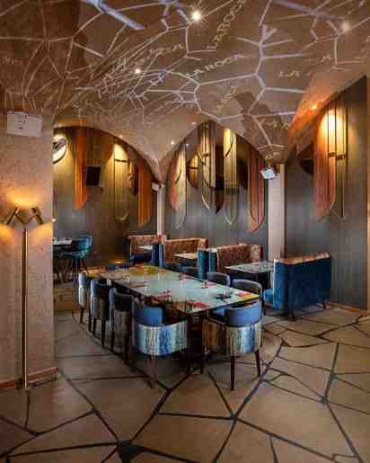 Bar Interior in La Roca