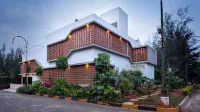 House Exterior of Inside Out House