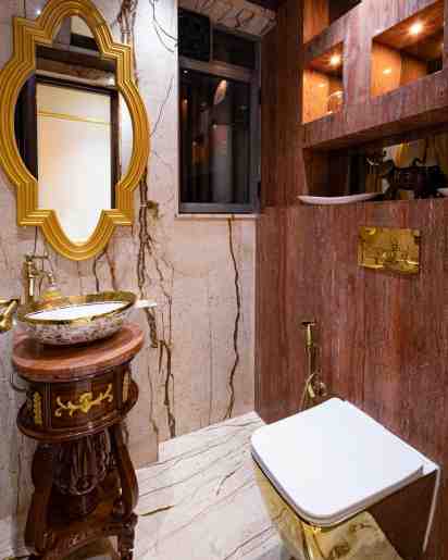 Powder Room in Aura Palace