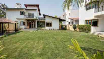 Backyard in Kasliwal Residence
