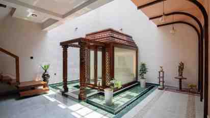 Pooja Room In Swasti Residence